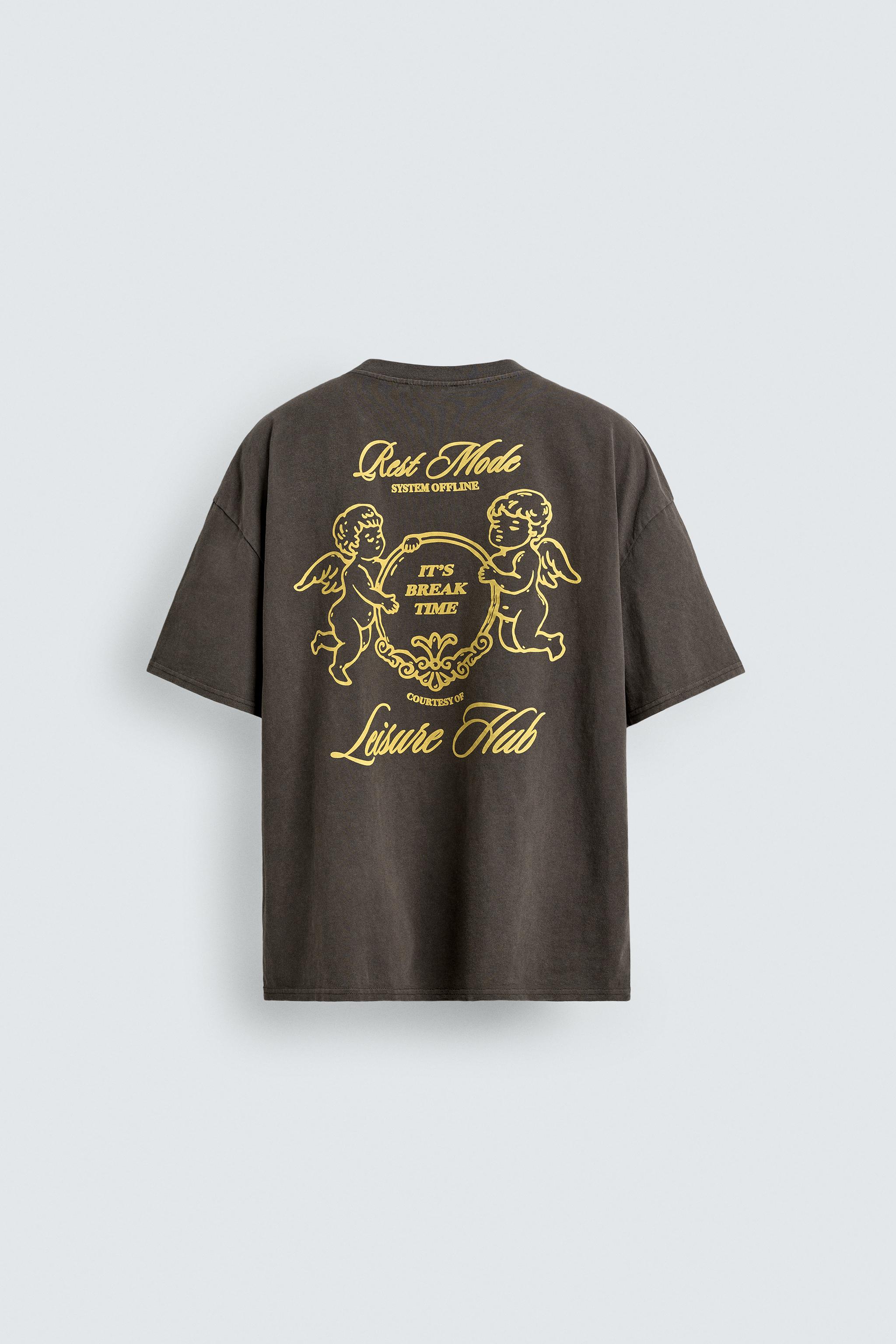 WASHED PRINT RELAXED FIT T-SHIRT